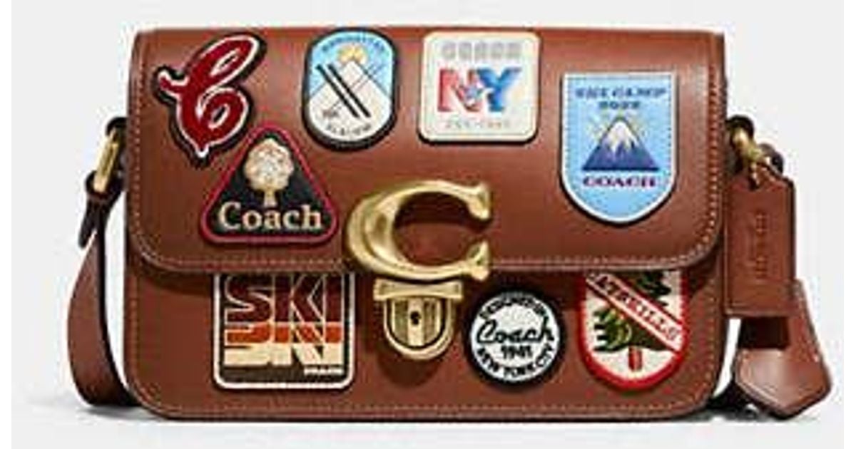 リテール品☆COACH STUDIO SHOULDER BAG 19 WITH PATCHES Coach Studio Shoulder Bag 19 with Patches – Club de Mode