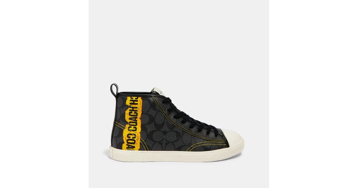 coach c207 high top sneaker