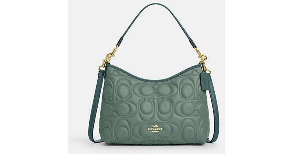 バッグ Coach Shoulder Bag Signature Green 1417 Coach Shoulder Bag Signature Green 1417 #PGCPSX | eBay