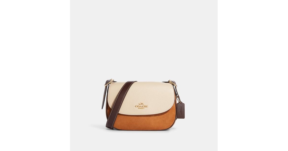Coach Outlet Macie Saddle Bag in Natural Lyst