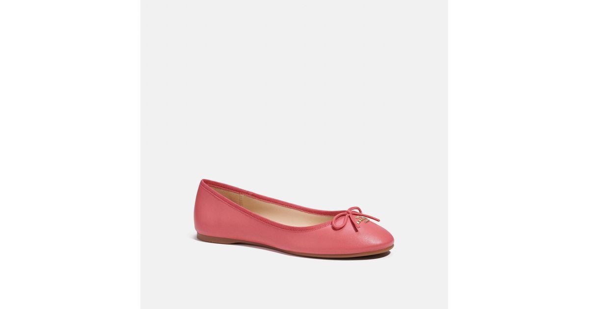 coach alina ballet shoes