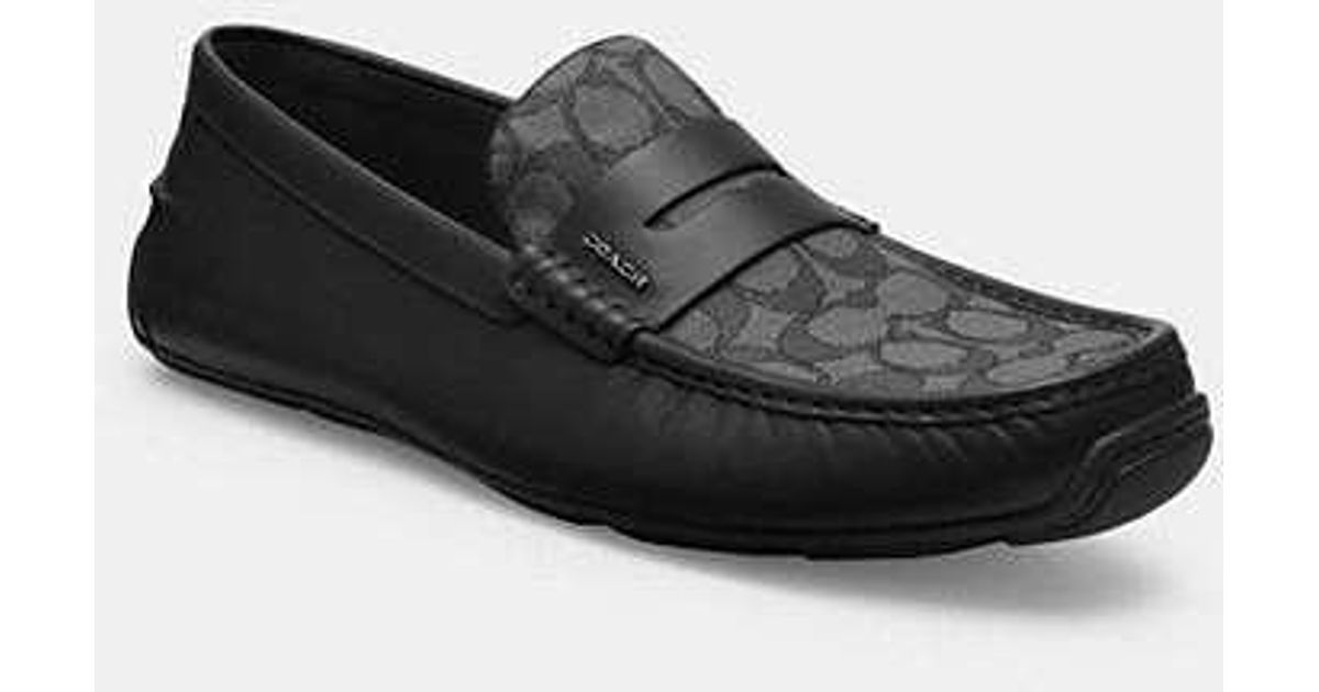 COACH Liam Driver in Black for Men | Lyst