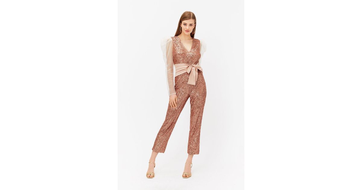 coast sequin jumpsuit