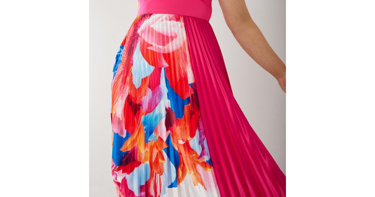 coast maggie print maxi dress