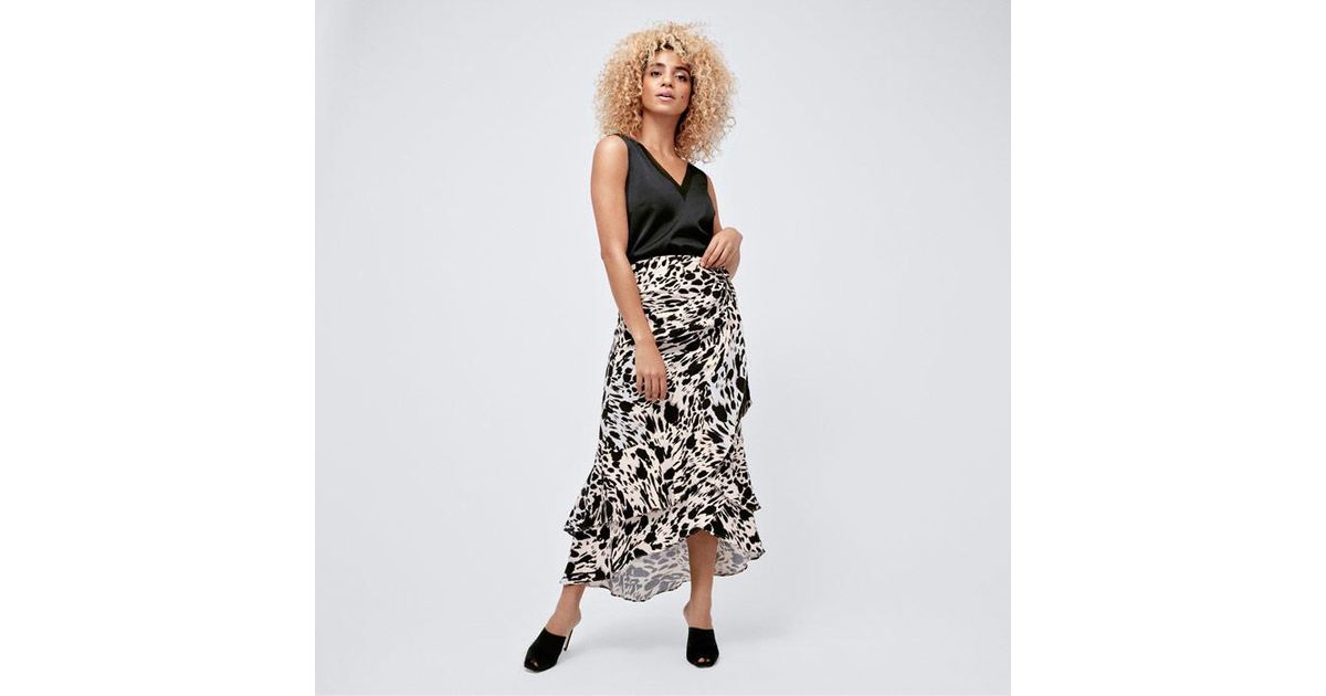 freida animal midi dress