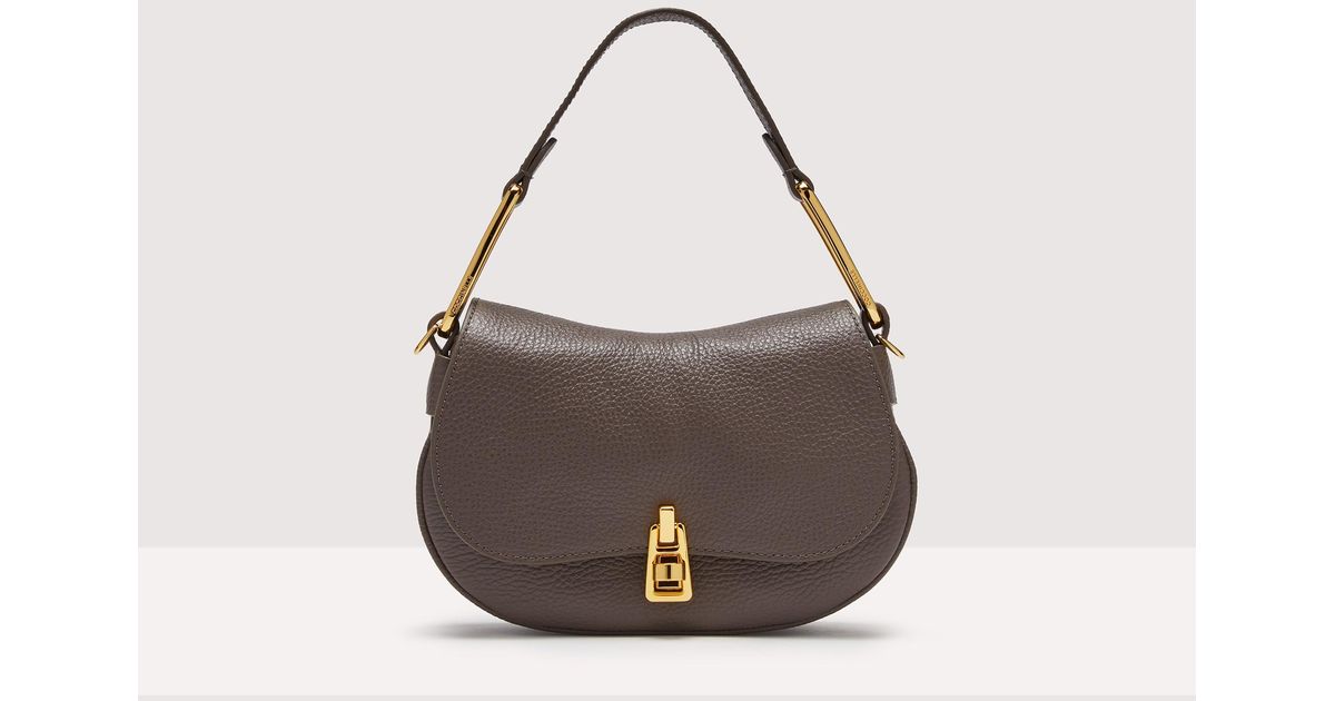 Coccinelle Grained Leather Handbag Magie Soft Mini in Brown | Lyst