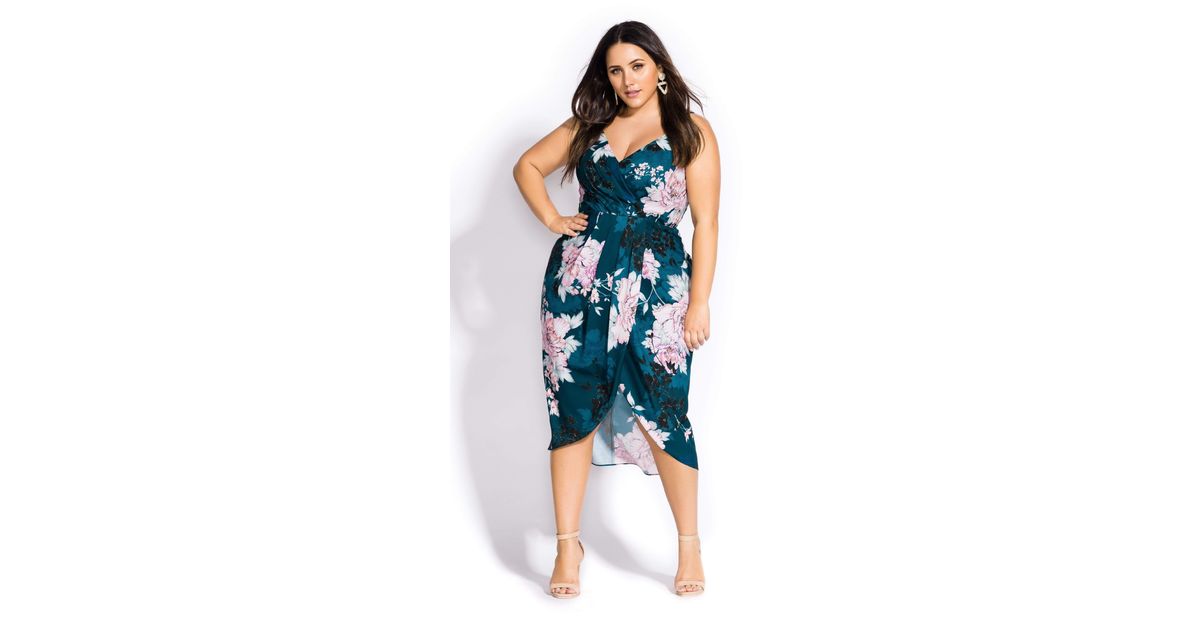 city chic jade bloom dress
