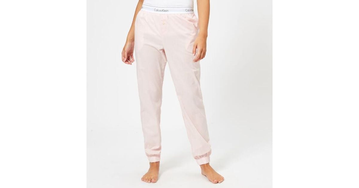 calvin klein pink jogger