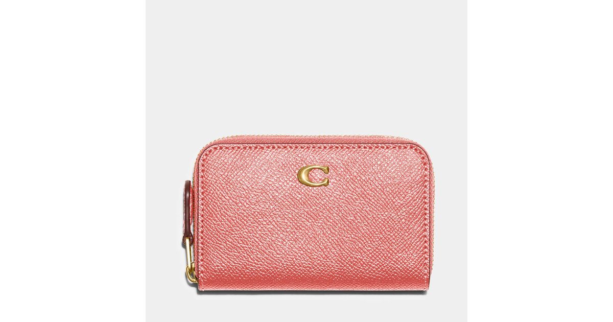 Coach Small Zip Around Card Case