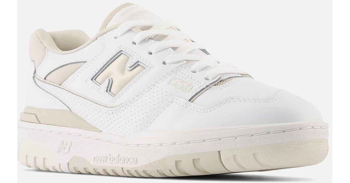New Balance 550 Trainers in White Lyst