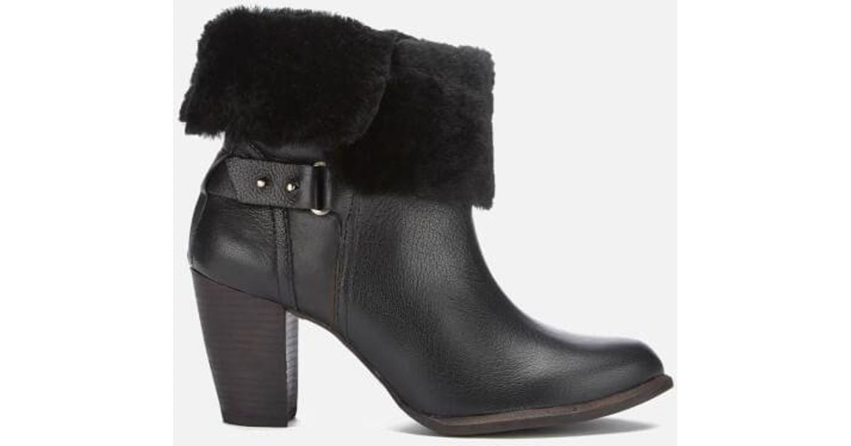 ugg womens jayne boots black