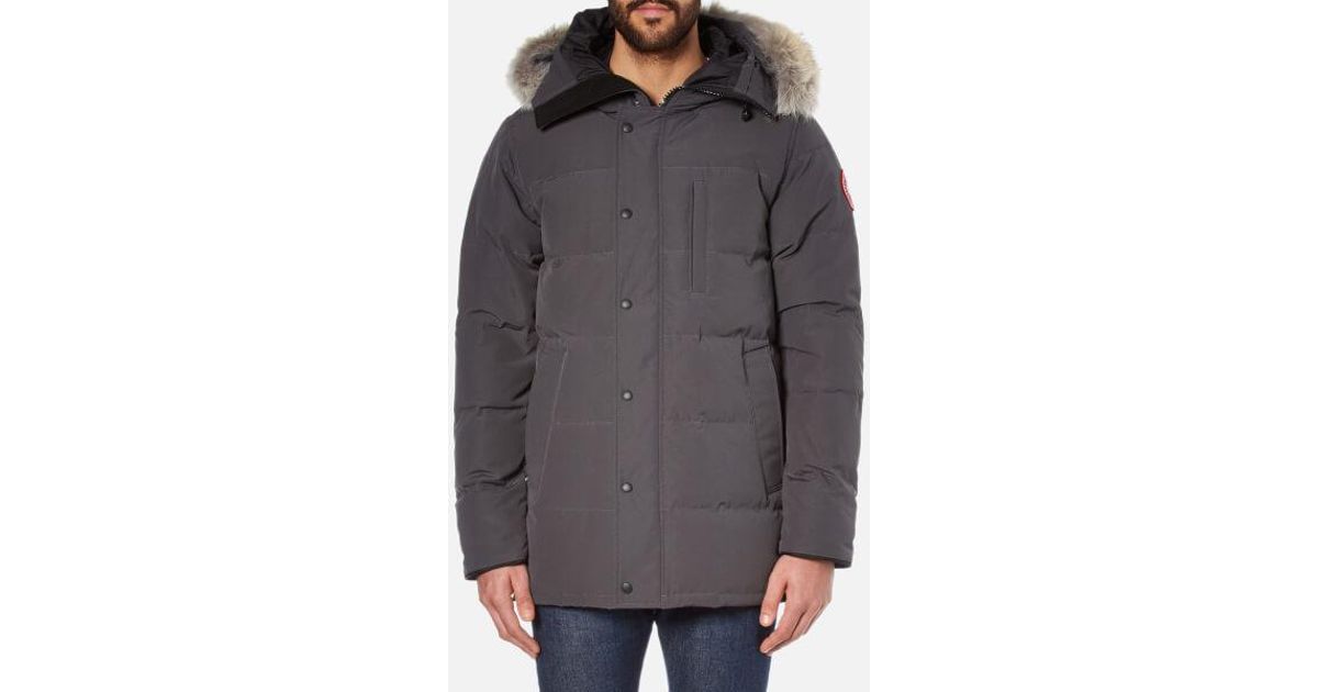 Canada Goose Men's Carson Parka in Grey for Men | Lyst UK