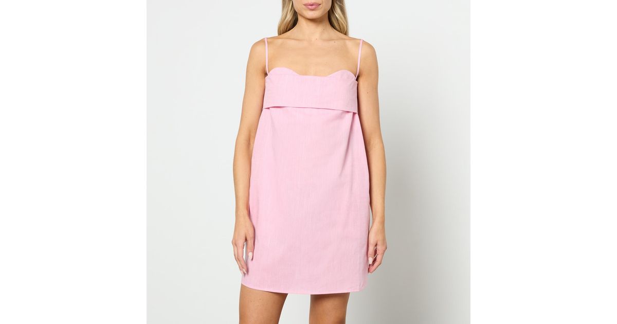 Volant Mini Dress