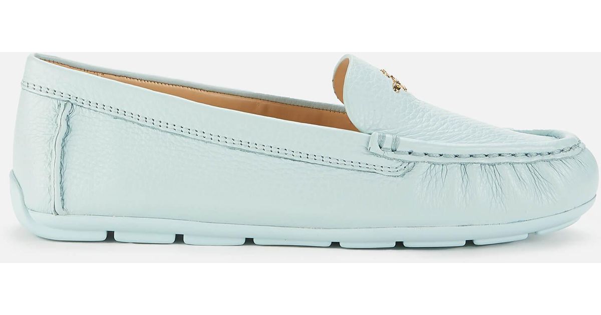 coach marley driver loafers blue