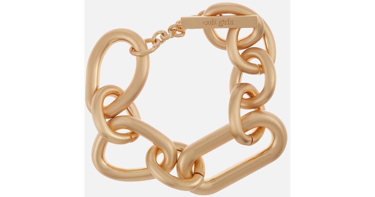 Cult Gaia Reyes Gold-tone Chain Bracelet in Metallic | Lyst