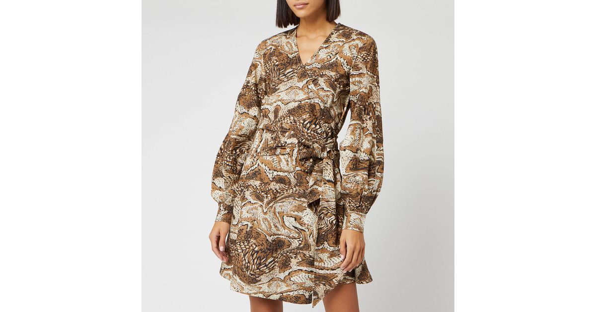 ganni bliss mini dress