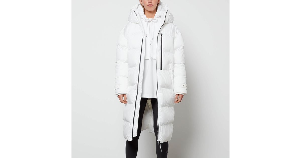 adidas By Stella McCartney Long Puffer Jacket in White Lyst Canada
