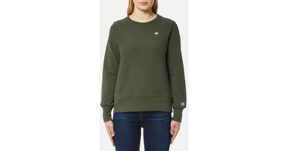 champion crew neck sweater women's