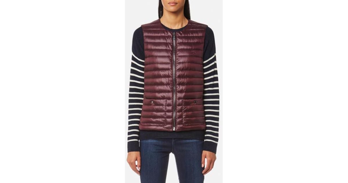 Ralph Lauren Synthetic Women's Lightweight Gilet With Pockets in Red Lyst