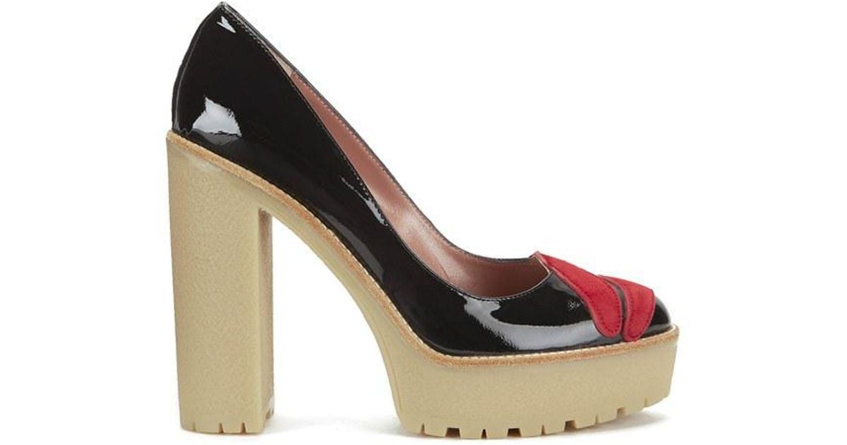 front platform heels