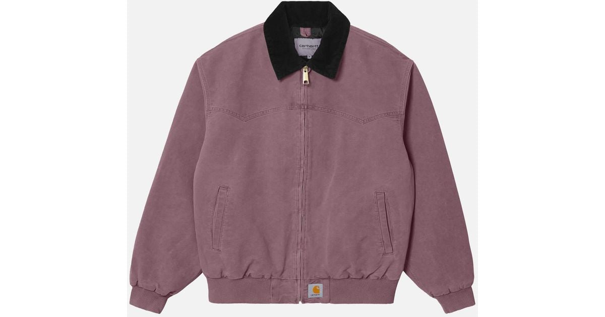 Carhartt WIP Og Santa Fe Jacket in Purple for Men | Lyst