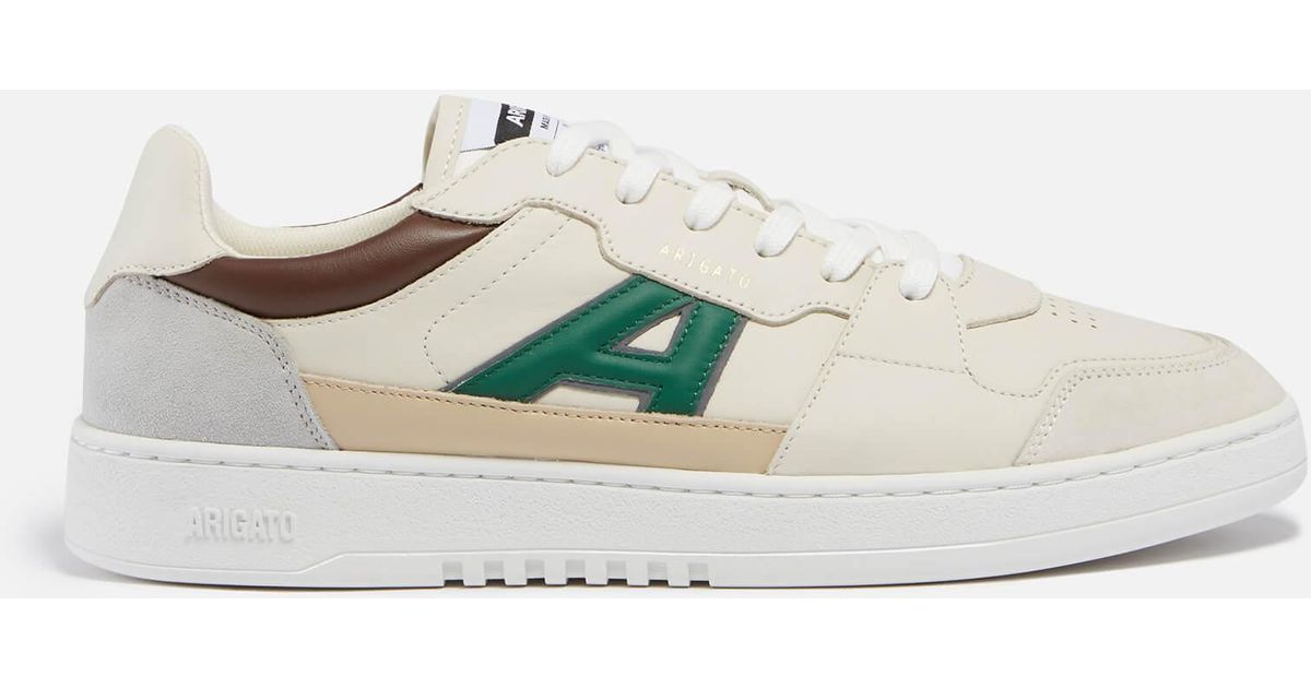 Axel Arigato A-dice Lo Leather Trainers in Natural for Men | Lyst UK