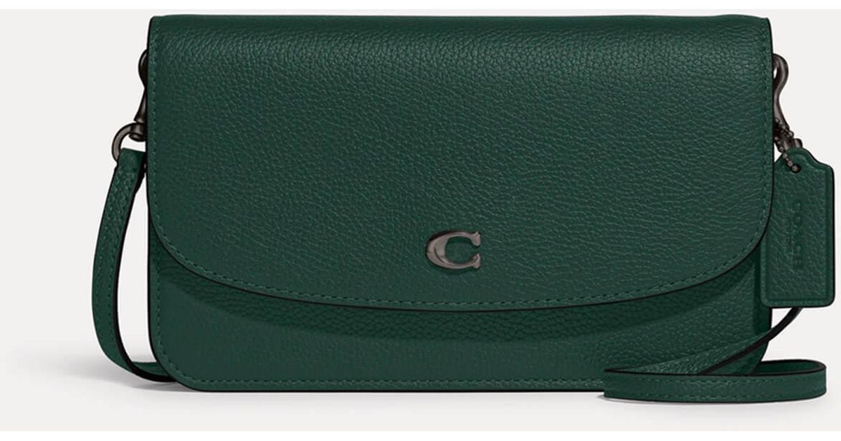 COACH Hayden Leather Crossbody Bag in Green Lyst Australia