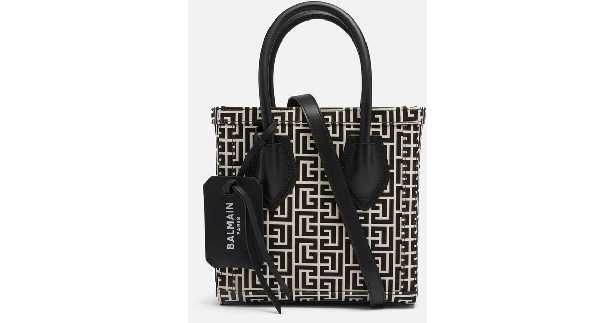 Balmain B-army Canvas Print Monogram 