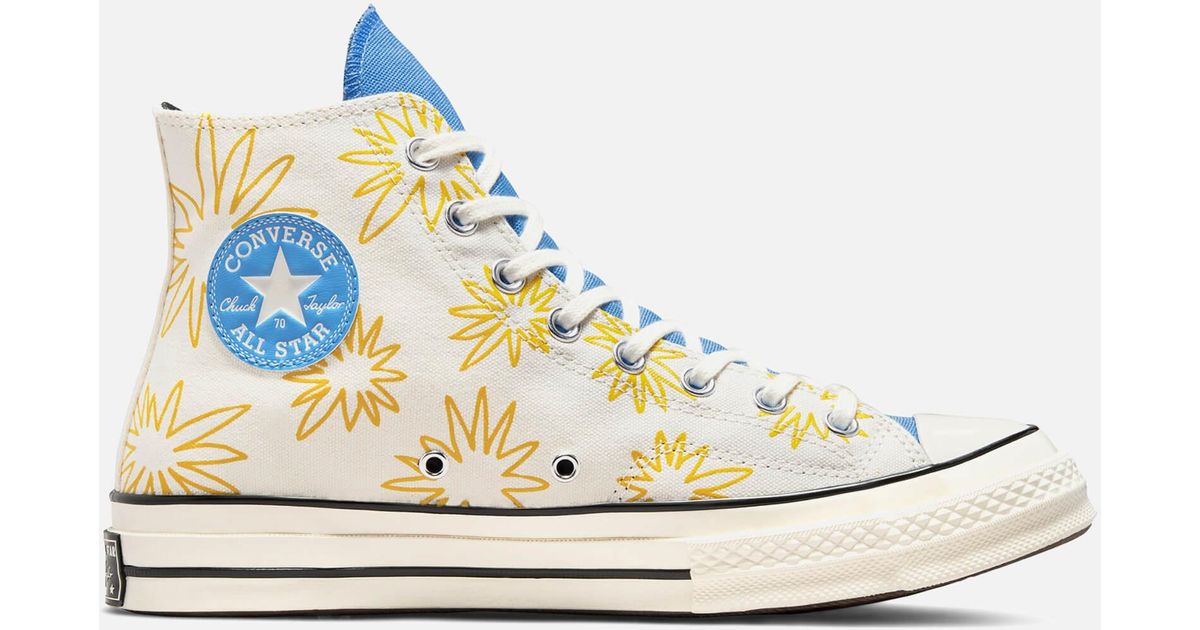 Mens Shoes Trainers High-top trainers Converse Canvas Chuck 70 Much Love Hi-top Trainers in Yellow for Men 