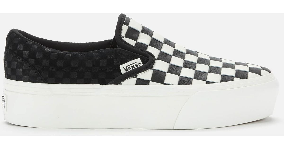 Vans Leather Woven Classic Slip-on 