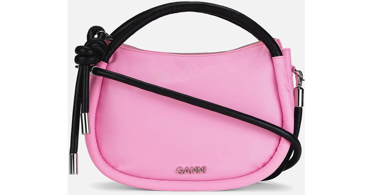 mini knot bag ganni