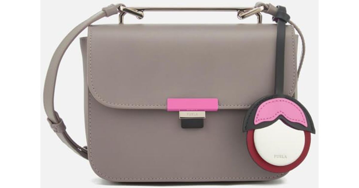 Furla Leather Women's Elisir Mini Cross Body Bag Lyst