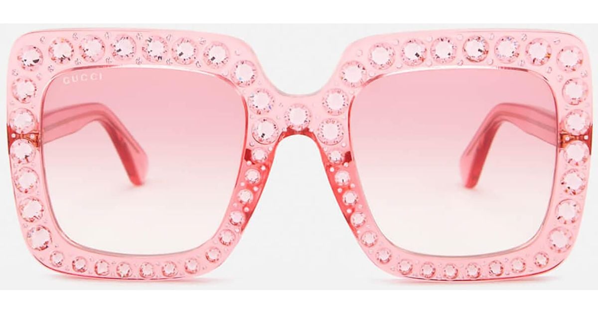 big pink gucci sunglasses