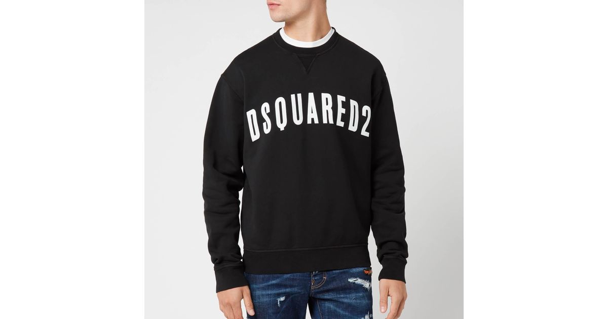 black and red dsquared sweatshirt