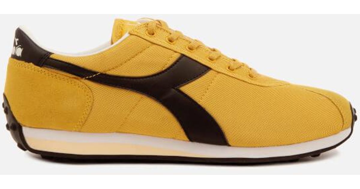 diadora yellow trainers
