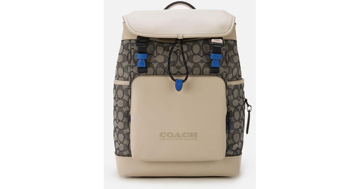 COACH League Flap Backpack for Men | Lyst