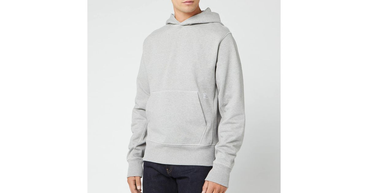 grey helmut lang hoodie