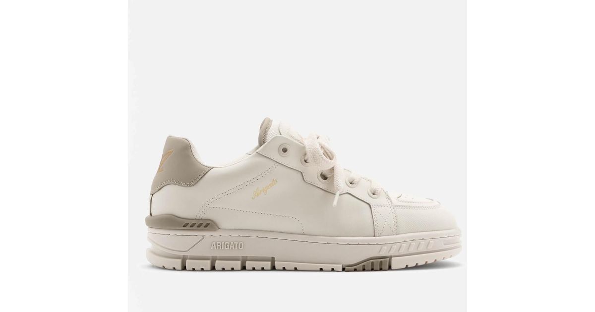 Axel Arigato Area Haze Leather Trainers in White for Men | Lyst