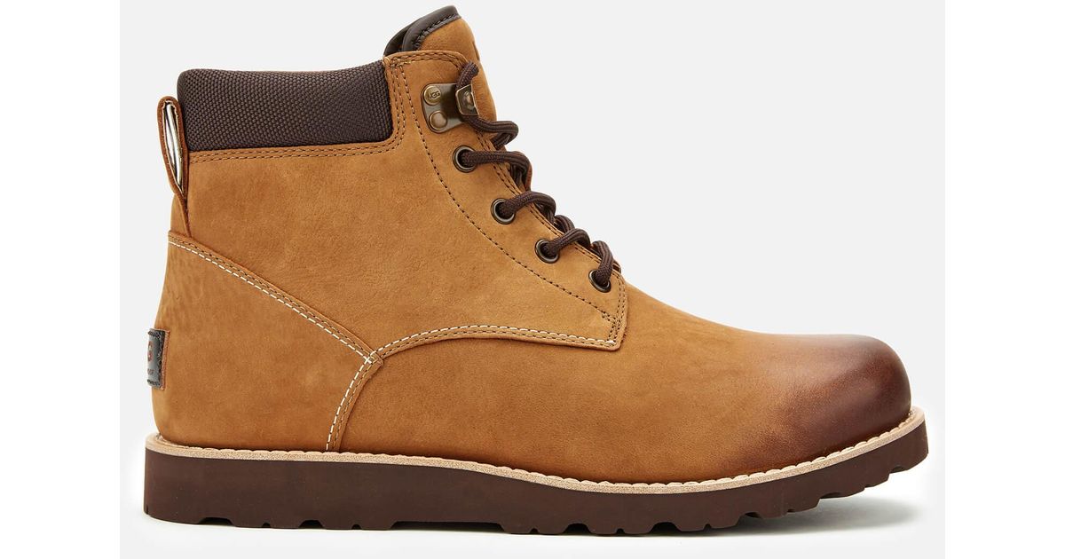 UGG Seton Lace Up Boots in Tan (Brown) for Men - Save 56% - Lyst