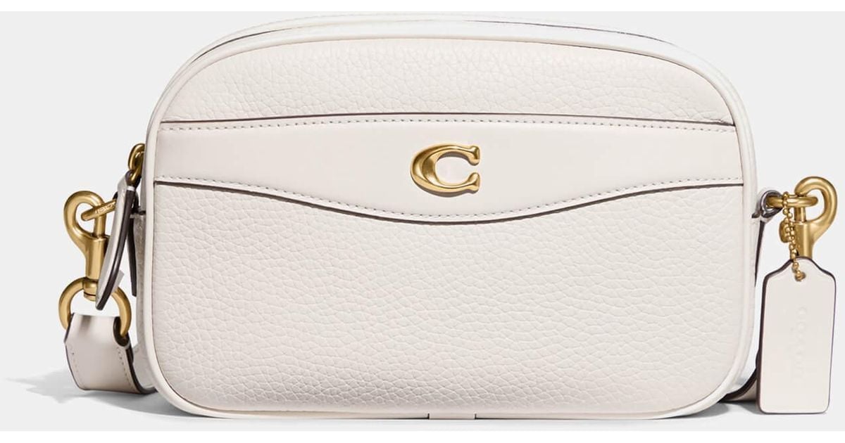 COACH Pebbled Leather Camera Bag Lyst Canada