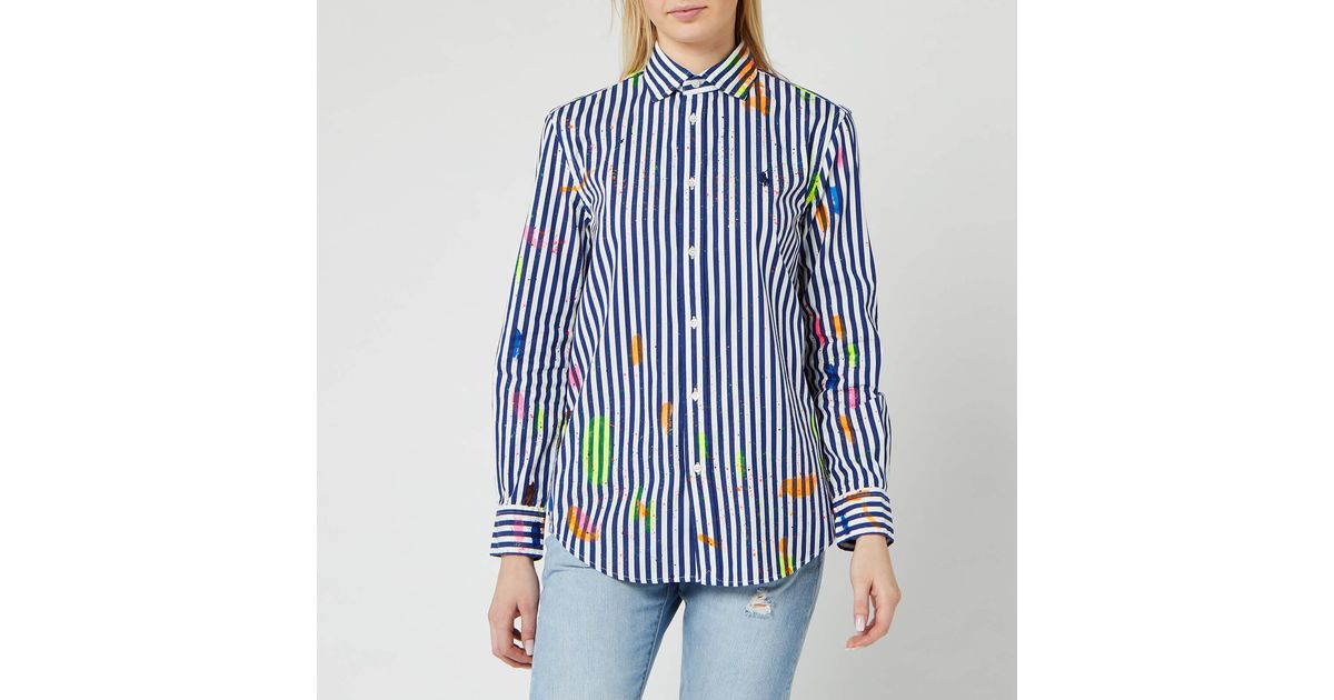 polo ralph lauren paint splatter shirt