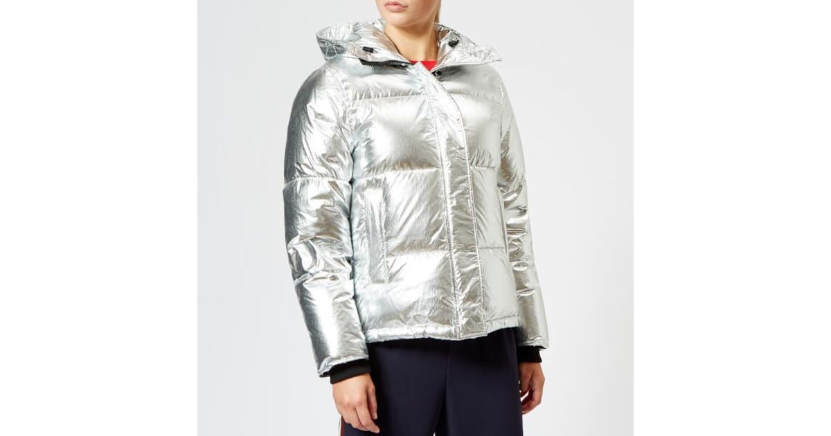 kenzo silver down jacket