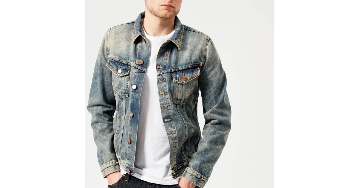 Nudie Jeans Men's Blue Billy Denim Jacket