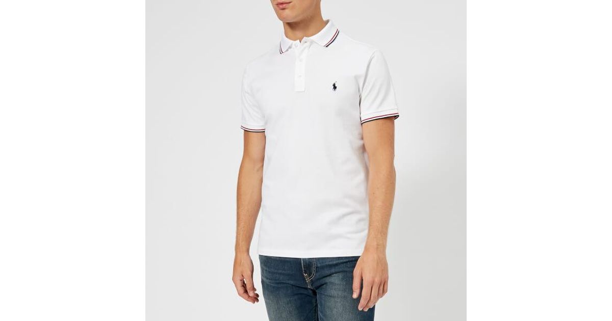 ralph lauren tipped polo shirt