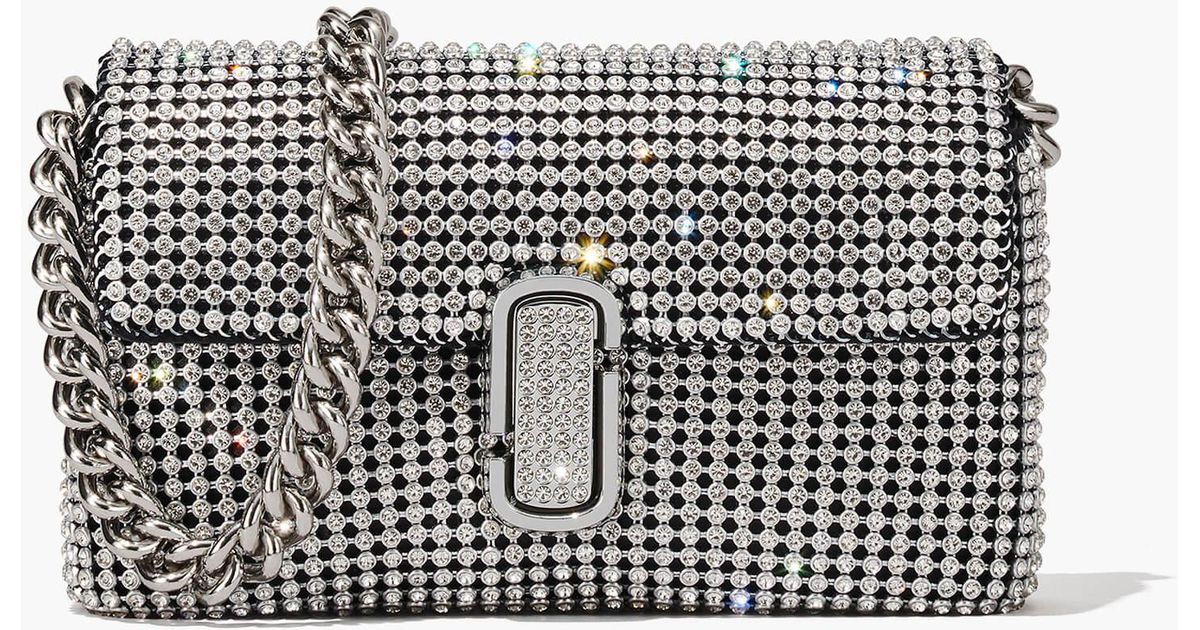Marc Jacobs The Rhinestone J Mini Shoulder Bag in Black Lyst