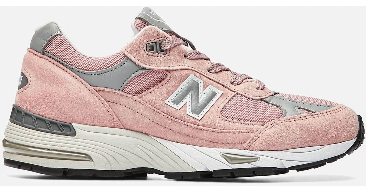 New balance 991 best sale pink