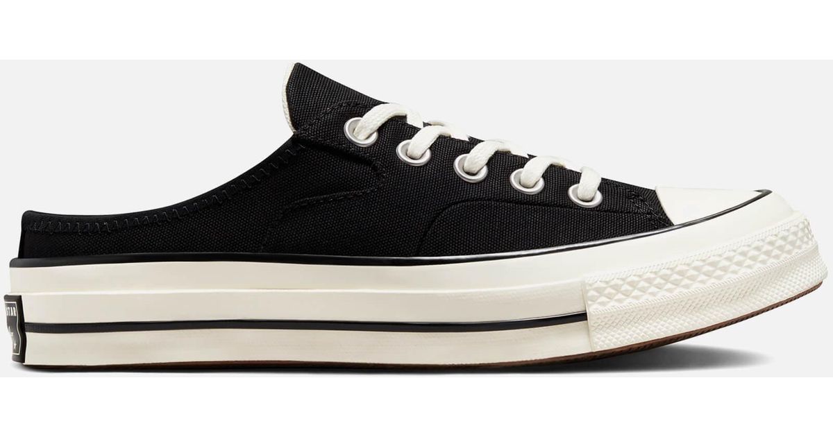 Converse Canvas Chuck 70 Mules In Black Lyst