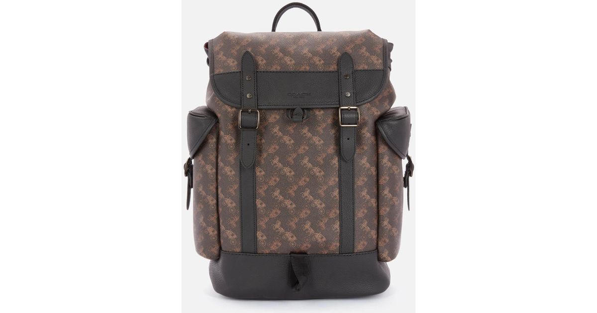 coach men's hitch backpack