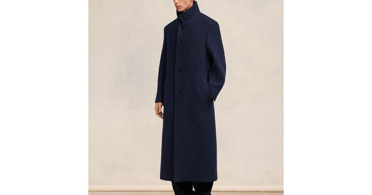 Aemi + Co Lapel Collar Long Sleeve Longline Coat
