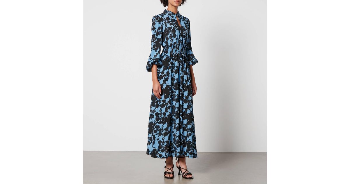 Baum und Pferdgarten Amber Floral print Georgette Midi Dress in